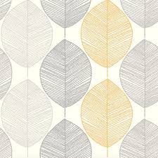 Scandi Leaf By Arthouse Yellow Wallpaper Wallpaper Direct Leaf Wallpaper Yellow Wallpaper Glitter Wallpaper