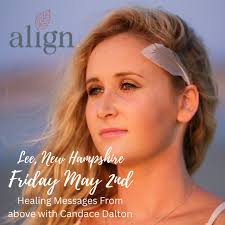 💥Tomorrow!! 5/2 Can't wait to be up in #NewHampshire for Healing Messages  From Above at Align Studio in 📍Lee, New Hampshire! Limited to 50 people  only. more info in comments below