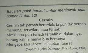 Kata kata mutiara untuk orang tua. Makna Kata Cermin Diatas Adalah A Pengakuan Dosa B Kenyataan Di Dunia C Ketidakberdayaan Brainly Co Id