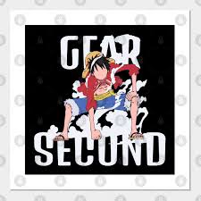 One piece luffy 2nd gear. One Piece Luffy Gear Second Luffy Gear 2 Posters And Art Prints Teepublic