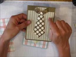 Here is a super cute idea to make a tie and shirt themed greeting card. Easy Shirt With Tie Card Youtube