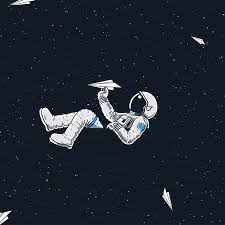 Astronaut digital wallpaper, astronaut in front black hole, artificial gravity. Spacial Origami Bgm Space Astronaut Paper Airplane Shooting Stars Anime Ted Wallpapers Hdv