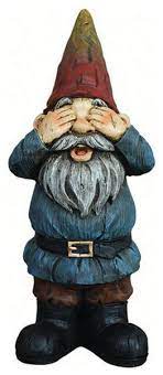 Doesn't affect gameplay, just a cool easter egg. Resin See No Evil Gnome 18 5 Contemporary Garden Statues And Yard Art By Santa S Workshop Inc Houzz