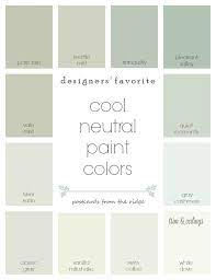 Designers Favorite Cool Neutral Paint Colors Innenfarbe Malfarben Wandfarbe Farbtone