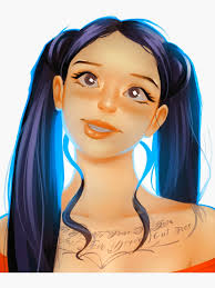 Graphic Sweatshirts Bella Poarch Anime Hoodies Bella Poarch In Tiktok  Sticker For Sale By Hasan12341234 Redbubble