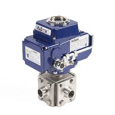 Electrical Actuator 4-Way Ball Valve