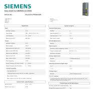 Siemens AG - Technical data sheet