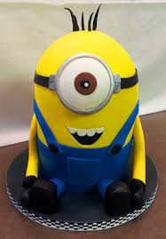 Then use either a piping gel transfer or a toothpick to. Minion Cakes Decoration Ideas Little Birthday Cakes