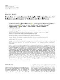 PDF) Evaluation of Serum Leucine-Rich Alpha-2 Glycoprotein as a New  Inflammatory Biomarker of Inflammatory Bowel Disease