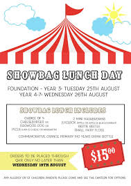 We invite you to join the governing council, . Showbag Lunch Day Grange Primary School