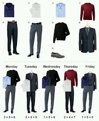 Tips Work Week Outfit Ideas Capsule Wardrobe Men Mens Outfits Mens Clothing Styles