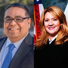 Thank you to Judge Jessica Rosas and her husband, Tony, for stopping by  today -- It was a pleasure to visit with and show y'all around! Jessica is  a Justice of the