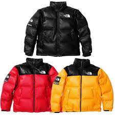 Supreme The North Face Leather Nuptse Jacket Supreme Community