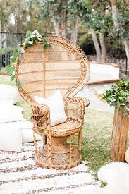 Bohemian Backyard Bash Found Vintage Rentals Backyard Bridal Showers Baby Shower Chair Bridal Shower Chair