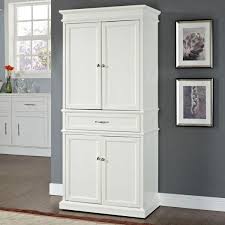 Simpli home™ acadian storage cabinet in white. Crosley Parsons White Storage Cabinet Cf3100 Wh The Home Depot