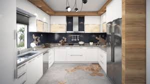 Très jolie cuisine blanc satiné avec plan de travail noir brillant. 1001 Modele D Implantation Cuisine Parfaite Pour Votre Espace Culinaire