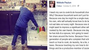 You need help in the kitchen. Single Mom Criticized For Making Son Do Chores But Her Explanation Has Parents Applauding Inspiremore