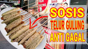 1 piring nasi, 1 butir telur, sosis. Sosis Telur Gulung Usaha Modal Kecil Youtube