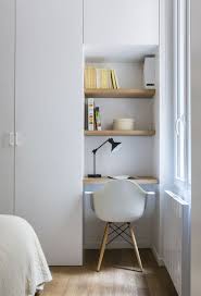 45 Good Smart Bedroom Design Ideas With Small Space 2020 Small Space Living Desks For Small Spaces Small Bedroom Layout