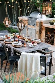 Outdoor Fall Tablescape Maison De Pax Outdoor Kitchen Outdoor Patio Table Fall Outdoor Decor