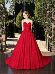 Red All Lace Bridal Gown Bridal Gown Prom Dresses Lace Custom Made Prom Dress Red Lace Prom Dress