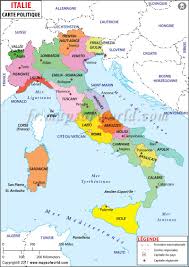 Carte Italie Montrant Leurs Regions Avec Images Carte Italie Italie Carte Des Regions
