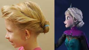 Disney S Frozen Hair Tutorial Elsa S Coronation Inspired Hair Princess Hairstyles Youtube