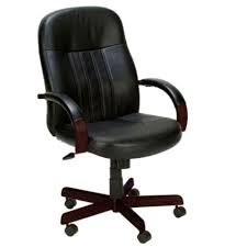 Shop our best selection of wooden office chairs to reflect your style and inspire your home. Shephard Bonded Leather Wood Frame Computer Chair Officechairs Com
