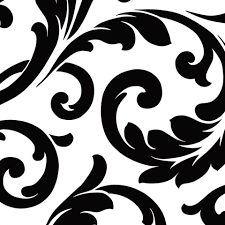 Prepasted, eco belle, smartstick®, vinyl hd Black And White Wallpaper Classic And Modern Wallpaper