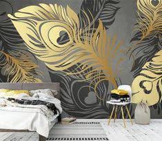 Custom Photo Wallpaper For Walls 3d Stereoscopic Golden Tree Leaves Living Room Tv Background Wall Mural Creative Wall Paper 3d Wallpapers Aliexpress Living Room Wall Wallpaper Wall Painting Living Room Wall