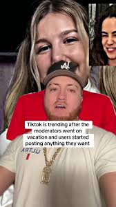 Tiktok is trending after the moderators went