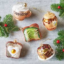 These Food Ornaments From Sur La Table Are About To Make Your Christmas Tree Way Cuter Food Ornaments Christmas Ornaments Christmas Food