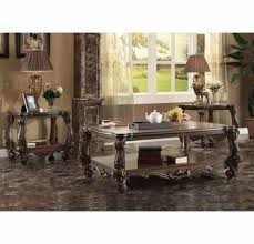 Choose the best ones and make your apartment better looking. Versailles 3 Pc Cherry Oak Wood Coffee Table Set By Acme