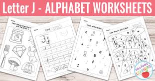letter j worksheets alphabet series easy peasy learners