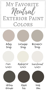 Save your favorite colors, photos, and past orders all in one place. My Favorite Neutral Exterior Paint Colors Simply Beautiful By Angela
