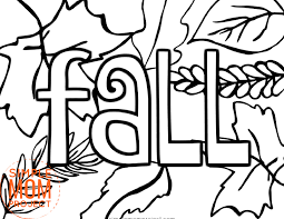 Fall coloring pages for toddlers. Free Printable Fall Coloring Pages Simple Mom Project