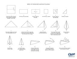 Bird Of Paradise Napkin Fold Quick And Easy Entertaining Party Ideas Mychinet Com Napkin Folding Easy Entertaining Party Entertainment