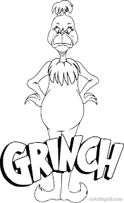Therapeutic effects of coloring pages. Grinch Coloring Pages Coloringall