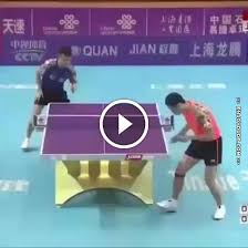 Un match marathon entre le français nicolas mahut et l'américain john isner. Le Match De Ping Pong Le Plus Incroyable Du Monde Ping Pong Videos Funny Ping Pong Games