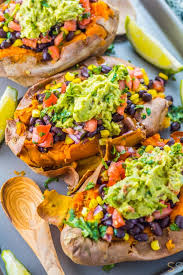 Stuffed Sweet Potatoes Black Bean Taco Stuffed Sweet Potatoes Vegan Recipes Easy Great Vegan Recipes Sweet Potato Recipes