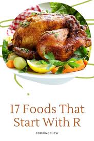 Get ready for a little vocab lesson. 17 Foods That Start With R