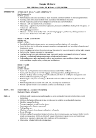 Bell Valet Resume Samples Velvet Jobs
