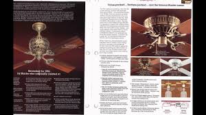 Inspired by the 1920s with its round globe ceiling light, the hepburn collection captures the essence of both vintage and modern style. Hunter Ceiling Fan Catalog From 1986 Youtube