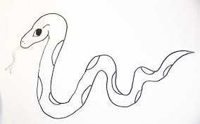 If you look closely, it looks like pieces of a mosaic varied in size and color. How To Draw A Snake For Kids How To Draw Findpea Com