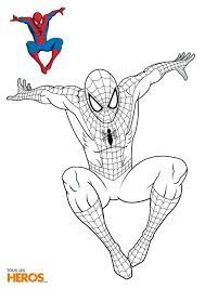 Folge ich du folgst @spiderman. Coloriage Spiderman En Train De Sauter Sur Son Ennemi Coloriage Spiderman Coloriage Gratuit Coloriage Spiderman A Imprimer