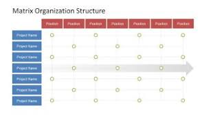 Matrix Organization Structure Slidemodel