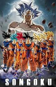 If gokū is the future warrior 's master and they side with fu , gokū will adopt this form when fu boost the future warrior so they can fight gokū. Dragon Ball Z Super Poster Goku All Tranformations Ultra Instinct 11x17 13x19 Ebay