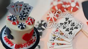 The casino theme lends itself really well to many other food items. How To Make A Casino Themed Birthday Cake Casino Themed Cake Turotial Youtube