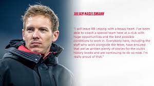 The most notable aspect of jesse marsch being hired as manager of rb leipzig is how unsurprising the appointment was. Rb Leipzig English On Twitter Julian Nagelsmann On His Decision