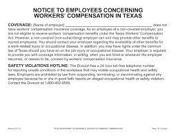 Workers' compensation research and evaluation group. Free Texas Compensation Notice 5 Labor Law Poster 2021